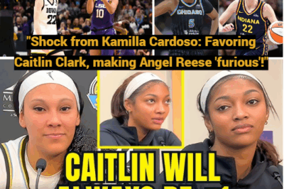 “Shock from Kamilla Cardoso: Favoring Caitlin Clark, making Angel Reese ‘furious’!”