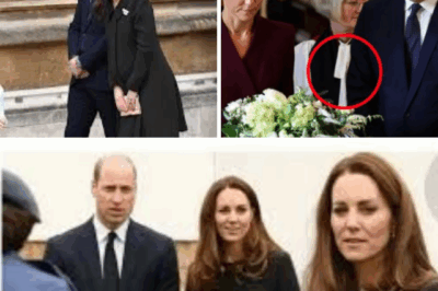 Palace bombshell: William and Catherine seize center stage at Duchess of Kent’s funeral — whispers of a royal transition ignite.