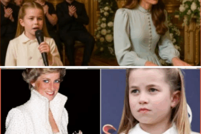 👑 Princess Charlotte’s trembling tribute to Diana left the nation speechless—one whisper, one song, and history shivered.