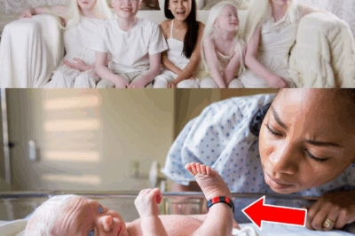 American Mom Delivers Rare Albino Baby Abroad, Then Notices Mysterious Band on Infant’s Ankle