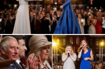 Kelly Clarkson and Princess Kate’s emotional duet at Kensington Palace stuns royals and fans—sparking tears, whispers, and hidden meaning.
