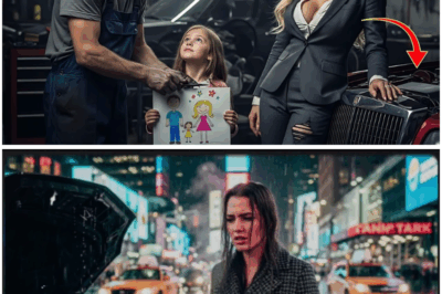 Struggling Mechanic Repairs Billionaire’s Car—Then His Little Girl Runs In and Calls Him Dad (tt)