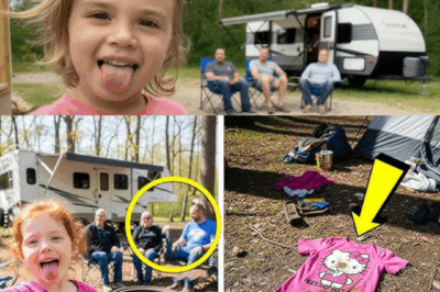 Daughter Sends Camping Selfie with Grandparents, Mom Spots Something Terrifying