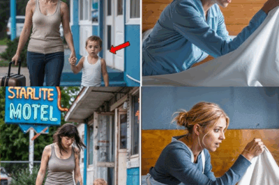 She Checked the Room After a Mother and Son Left, but What Was Hidden Under the Sheets Changed Everything