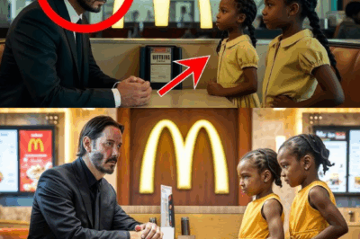 Little Black Twins Whisper Something to Keanu Reeves at McDonald’s, His Reaction Leaves Everyone Speechless