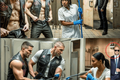 Bikers Harass Cleaning Lady in Pub Bathroom – Jason Statham Intervenes