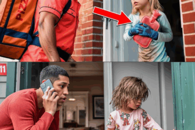 Little Girl at Home Reveals Hidden Danger – Delivery Driver Acts Fast and Calls 911