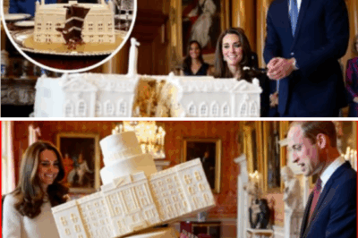 Prince William’s birthday cake for Kate collapsed spectacularly! Buttercream chaos, laughter, and royal mischief — see the epic disaster unfold!