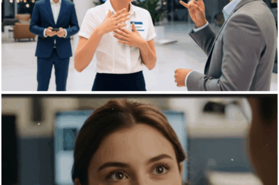 A Shy Intern Greeted a Deaf Visitor in Sign Language—Unaware the CEO Was Watching From Behind (tt)