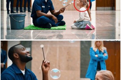 Janitor Blew Bubbles to Calm an Autistic Girl—Unaware Her Billionaire Mother Was Watching (tt)