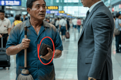 At the Airport, a Poor Janitor Returned a Wallet Full of Cash to a Billionaire—What Happened Next Shocked Everyone (tt)